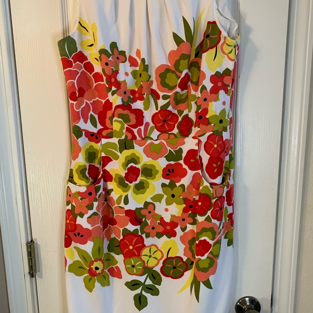 London Times Sleeveless Floral Dress Size 10
